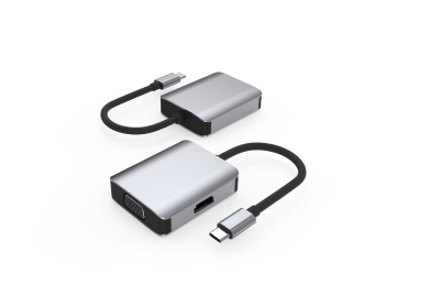 USB Type-C to HDMI VGA Adapter