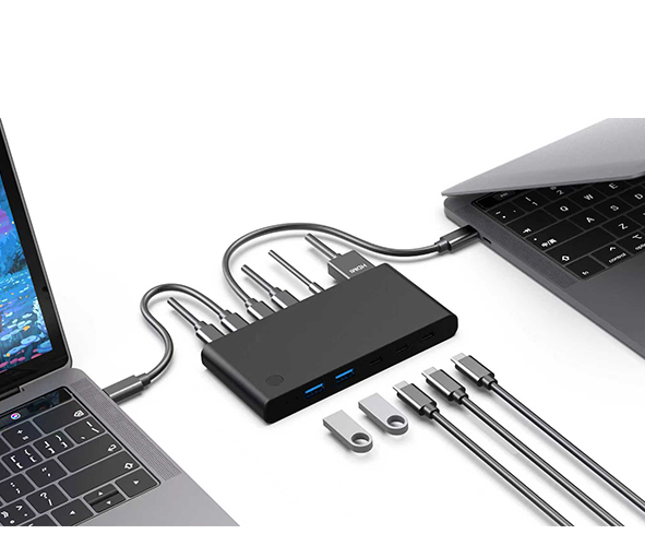 USB-C Multi-functional KVM Docking Station Model No.: KVM091 (图1) 1-251220203K53c.png